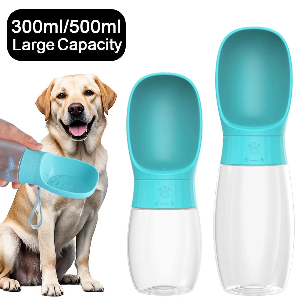 Botella antifugas para paseos con mascotas